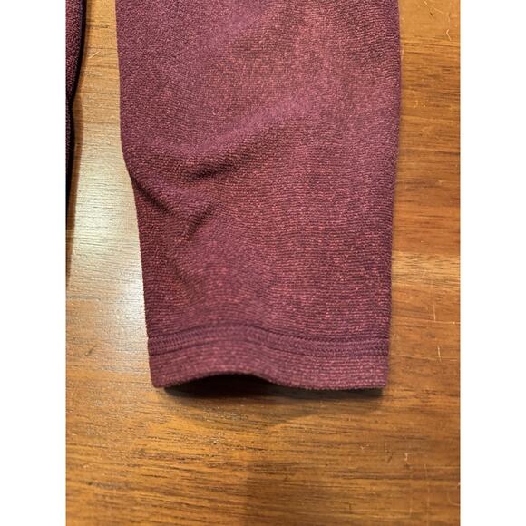 Large The North Face Burgundy Quarter Zip Fleece - Picture 6 of 9